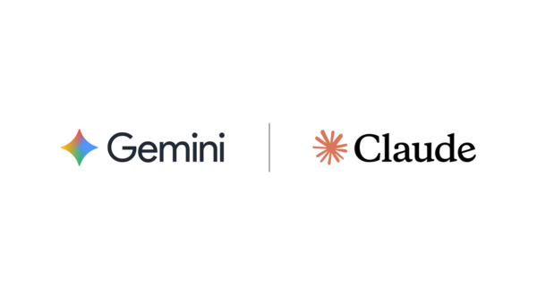 Logo de Gemini y logo de Claude